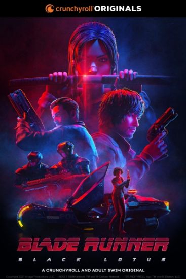 Постер аниме Blade Runner: Black Lotus Постер аниме Бегущий по лезвию: Чёрный лотос