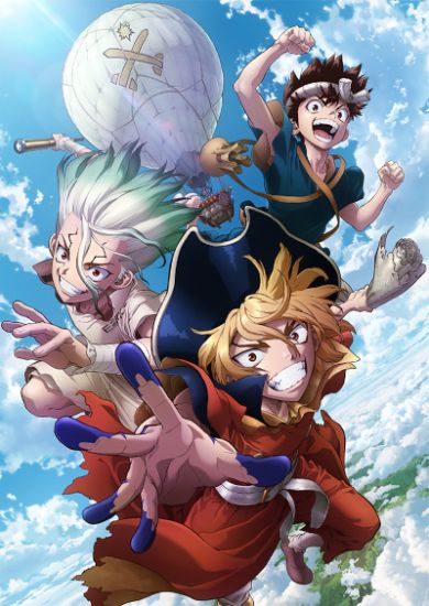 Постер аниме Dr. Stone: Ryuusui Постер аниме Доктор Стоун: Рюсуй