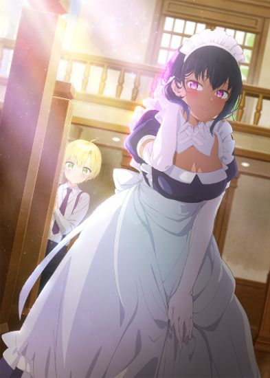Постер аниме Saikin Yatotta Maid ga Ayashii Постер аниме Моя новая горничная очень подозрительна