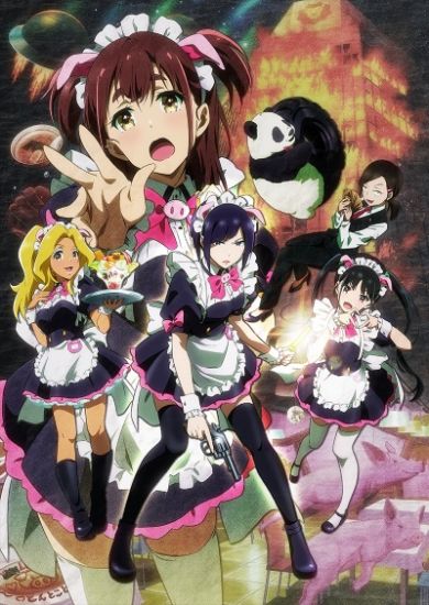 Постер аниме Akiba Maid Sensou Постер аниме Война горничных Акибы