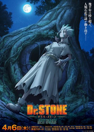 Постер аниме Dr. Stone: New World TV-3 Постер аниме Доктор Стоун: Новый Мир ТВ-3